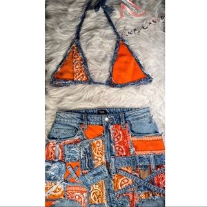 OrangePatchwork 2pc Set✨